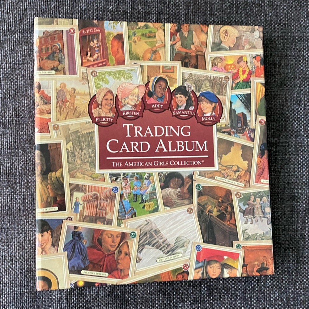 American Girl Doll 90s Trading Card Album, 115 Trading Cards, Vintage/Retired